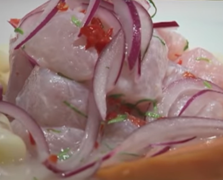 Halibut Ceviche with Lemon and Coriander Oil