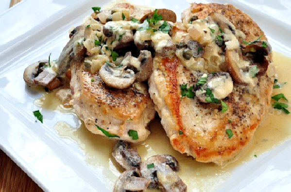 Dijon Chicken & Mushrooms Recipe