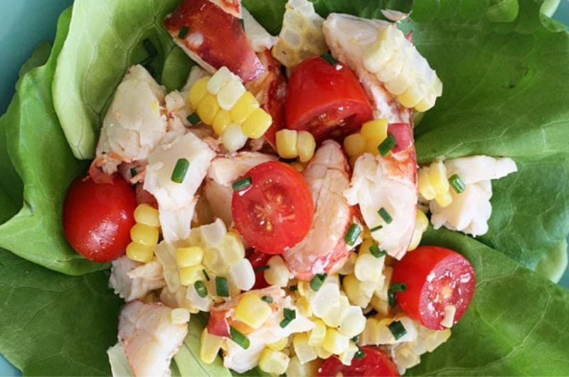 Lobster, Corn & Tomato Salad Recipe