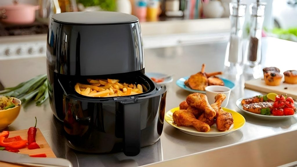 air fryer in kitchen