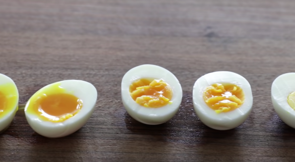 Over Medium bolied eggs
