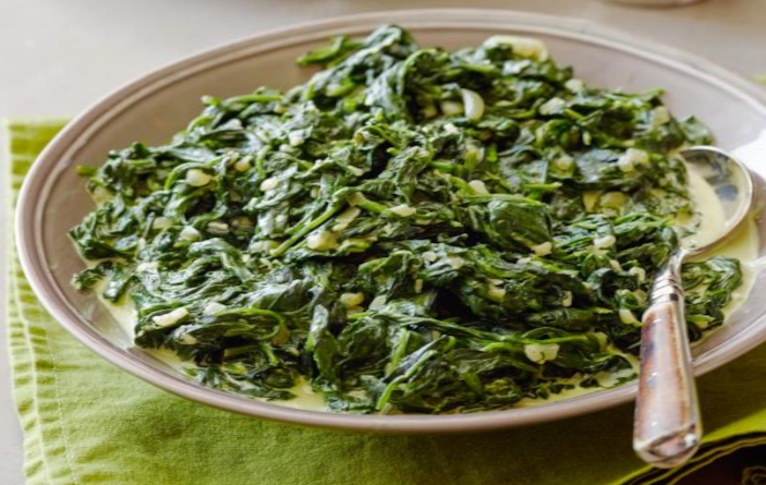 Creamed Spinach Royale Recipe
